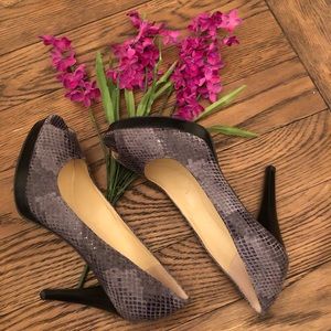 Calvin Klein Sandie Peep Toe Platform Heels